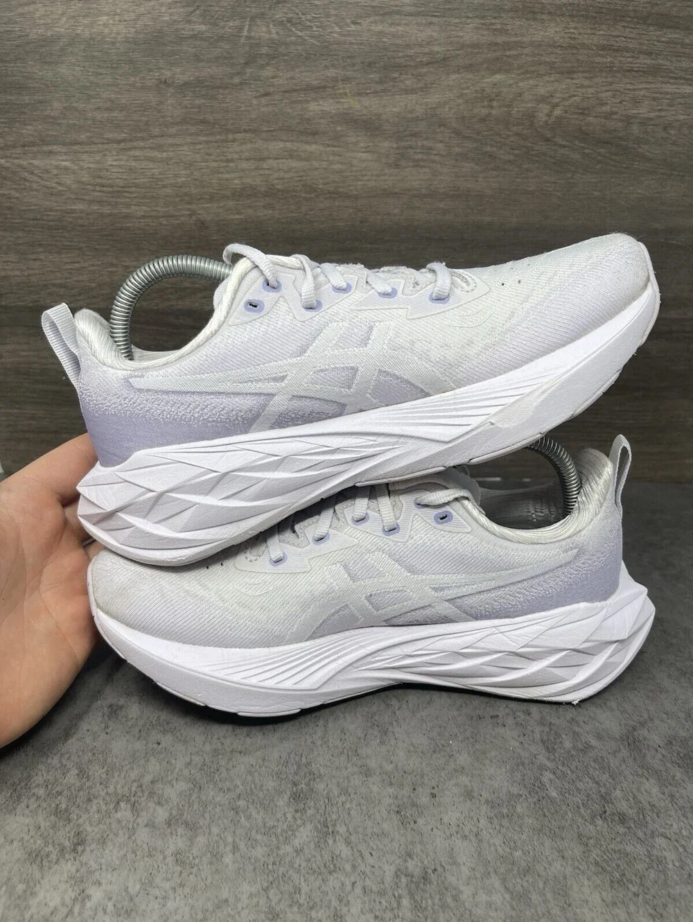 Asics Novablast 4 Sneakers Womens Size 8.5 Lilac Purple Athletic Running